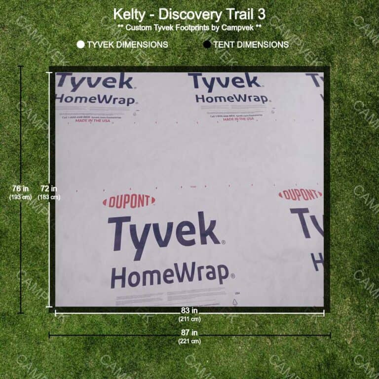 Tyvek Footprint For Kelty Discovery Trail 3