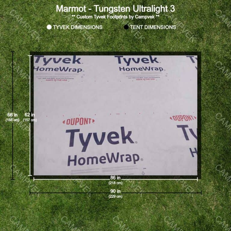 Tyvek Footprint For Marmot Tungsten Ultralight 3