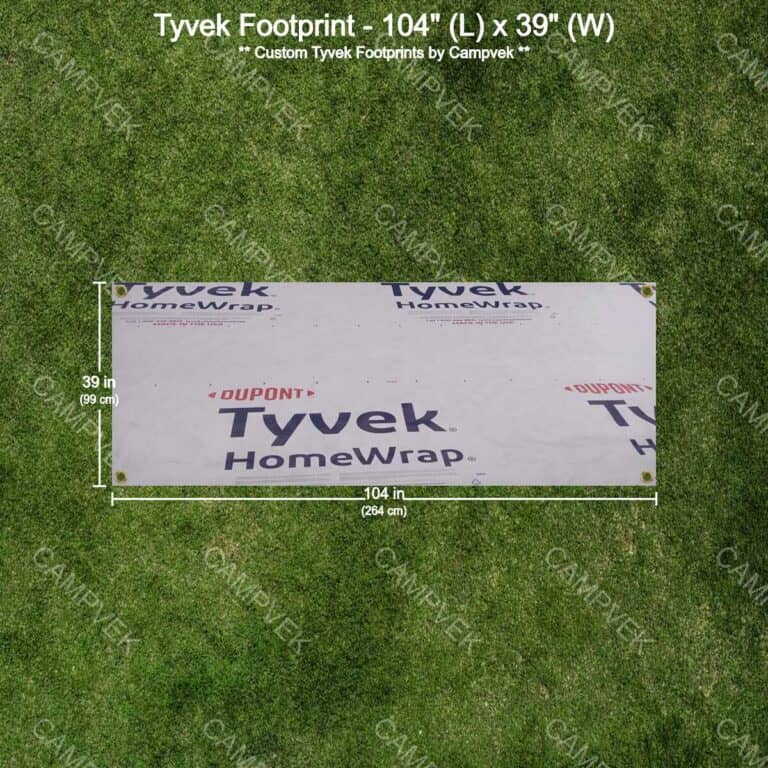 Tyvek Footprint - 104" (L) x 39" (W)