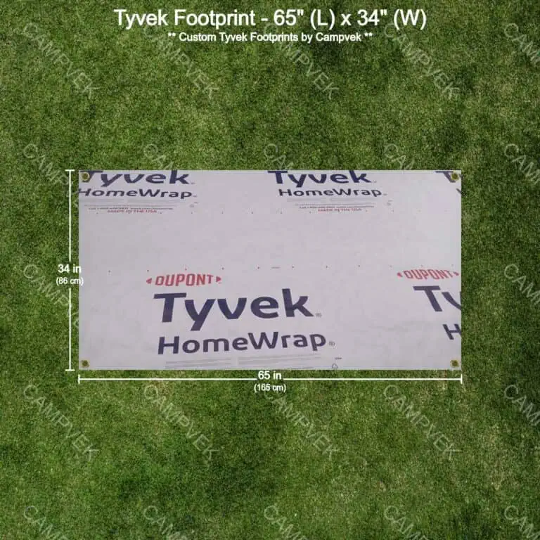 Tyvek Footprint - 65" (L) x 34" (W)