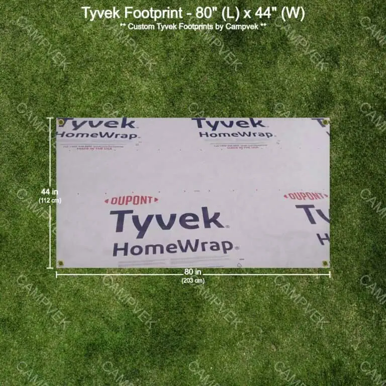 Tyvek Footprint - 80" (L) x 44" (W)