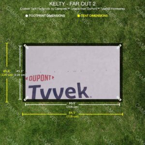 Tyvek Footprint for the Kelty Far Out 2 Tent